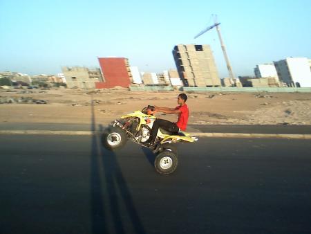 ilyass en plein cabrage